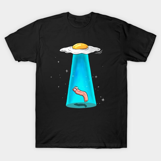 EGG BACON UFO T-Shirt by AMOS_STUDIO